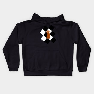 Chess knight design Kids Hoodie